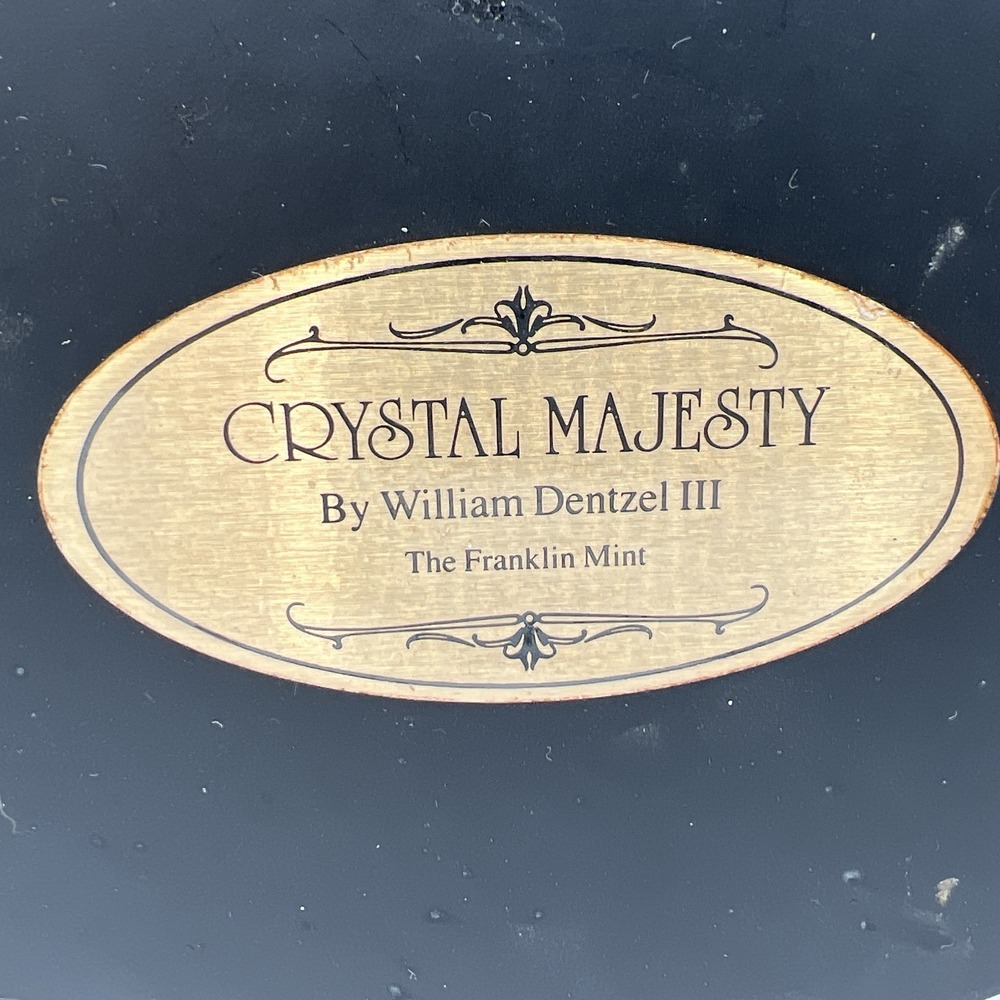 Crystal Majesty By William Dentzel III The Franklin Mint Carousel Horse Germany - Picture 11 of 11